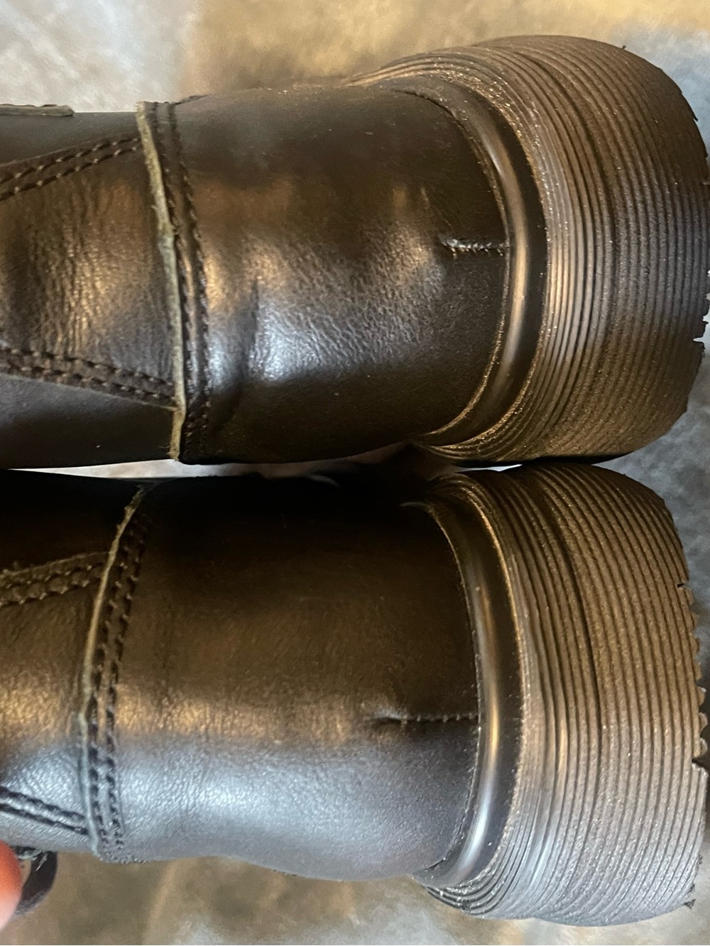 Dr Marten's DM's Boots Zipper Side Lace Up Rare HTF England UK 4 Women's 6 D0516 - Picture 3 of 9